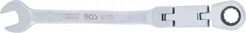 BGS technic Račňový kľúč očko-vidlica s dvojitým kĺbom | kĺbový | 10 mm (BGS 6170)