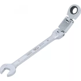   BGS technic Račňový kľúč očko-vidlica s dvojitým kĺbom | kĺbový | 11 mm (BGS 6171)