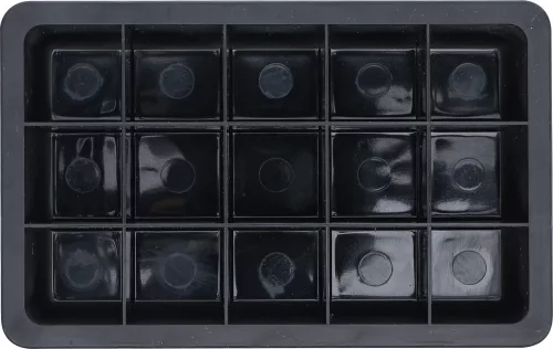 BGS technic Magnetická miska | 15 oddielov | 120 x 190 mm (BGS 67103)