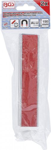 BGS technic Sada ochranných čeľustí na zverák | hliník | šírka 150 mm | 2-dielna (BGS 6800)