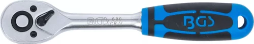 BGS technic Obojstranná račňa | Rovný dizajn | Jemný zub | 6,3 mm (1/4") (680)