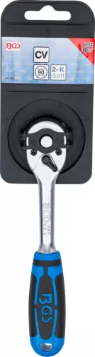 BGS technic Obojstranná račňa | Rovný dizajn | Jemný zub | 6,3 mm (1/4") (680)