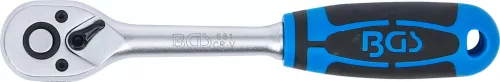 BGS technic Obojstranná račňa | Rovný dizajn | Jemný zub | 10 mm (3/8") (681)