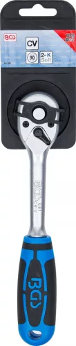 BGS technic Obojstranná račňa | Rovný dizajn | Jemný zub | 10 mm (3/8") (681)