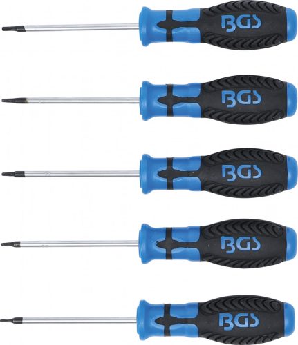BGS technic Sada skrutkovačov | T-profil (pre Torx) | T6 - T10 | 7-dielna (BGS 6828)