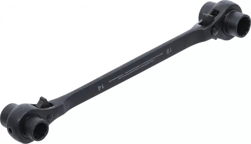 BGS DIY Lešenárska račňa | 4 v 1 | 14 - 17 - 19 - 22 mm (BGS 6843)