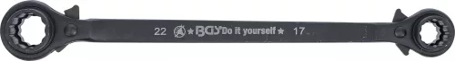 BGS DIY Lešenárska račňa | 4 v 1 | 14 - 17 - 19 - 22 mm (BGS 6843)