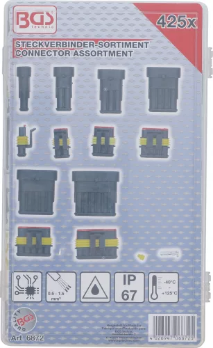 BGS technic Sada konektorov | 425-dielna (BGS 6872)