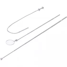   BGS DIY Súprava magnetu, nástroja na vyťahovanie predmetov a inšpekčného zrkadla | 3-dielna (BGS 6874)