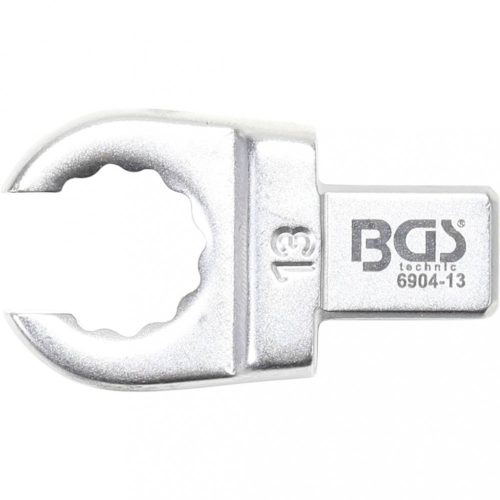 BGS technic Očkový kľúč k momentovému kľúču | otvorený | 13 mm |9 x 12 mm (BGS 6904-13)