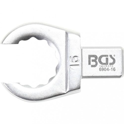 BGS technic Očkový kľúč k momentovému kľúču | otvorený | 15 mm |9 x 12 mm (BGS 6904-16)