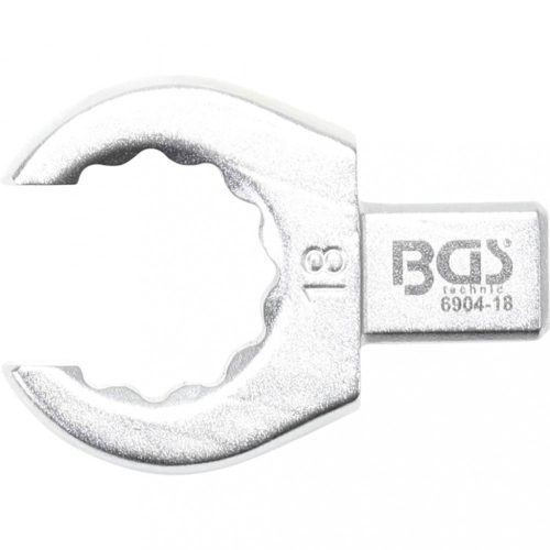 BGS technic Očkový kľúč k momentovému kľúču | otvorený | 17 mm |9 x 12 mm (BGS 6904-18)