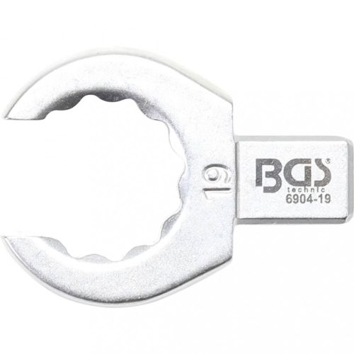 BGS technic Očkový kľúč k momentovému kľúču | otvorený | 18 mm |9 x 12 mm (BGS 6904-19)