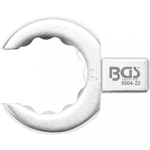BGS technic Očkový kľúč k momentovému kľúču | otvorený | 22 mm |9 x 12 mm (BGS 6904-22)