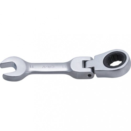 BGS technic Račňový kľúč kombinovaný vidlica-očko | krátky | výkyvný| 11 mm (BGS 6911)