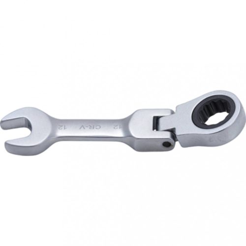 BGS technic Račňový kľúč kombinovaný vidlica-očko | krátky | výkyvný| 12 mm (BGS 6912)