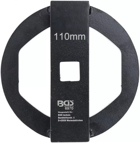 BGS technic Kľúč na matice náprav / zapuzdrenie kolies | pre nápravy BPW | 110 mm (BGS 6970)