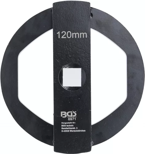 BGS technic Kľúč na matice náprav / zapuzdrenie kolies | pre nápravy BPW | 120 mm (BGS 6971)
