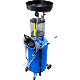   BGS technic Pneumatická plnička s nádobou na vypúšťanie oleja | 80 l (BGS 7003)