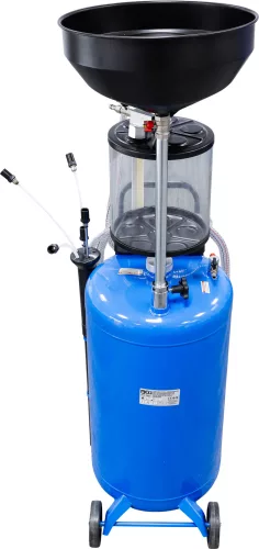 BGS technic Pneumatická plnička s nádobou na vypúšťanie oleja | 80 l (BGS 7003)