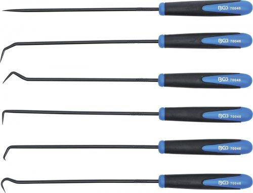 BGS technic Sada hákov | velmi dlhé | 245 mm | 6-dielna (BGS 70046)