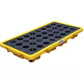   BGS technic Vaňa na vypúšťanie a odkvapávanie oleja | s mriežkovým roštom | pre sudy 2 x 200 l (BGS 70047)