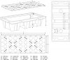 BGS technic Vaňa na vypúšťanie a odkvapávanie oleja | s mriežkovým roštom | pre sudy 2 x 200 l (BGS 70047)