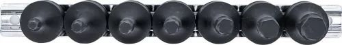 BGS technic Sada na povolenie poškodených skrutiek | 12,5 mm (1/2") | pre poškodený vnútorný 6-hran 4 - 12 mm | 7-dielna (BGS 7004)