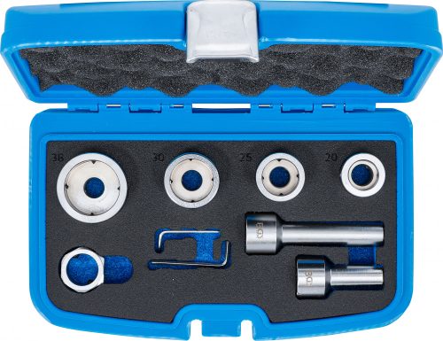 BGS technic Sada adaptérov na rezanie závitov pre skrutky kolies, 7 kusov (BGS 70115)