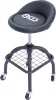 BGS technic Dielenská stolička | so 4 kolieskami | výškovo nastaviteľný | 540 - 680 mm (70145)