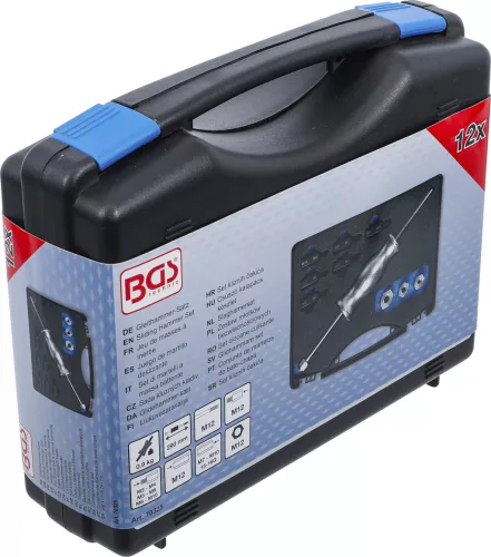 BGS technic Sada posuvného kladiva | so závitovými adaptérmi | 12 ks (70325)