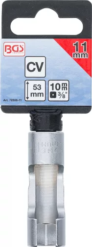 BGS technic Špeciálna vložka pre nástrčné kľúče, drážkovaná | 10 mm (3/8") | 11 mm (BGS 70988-11)