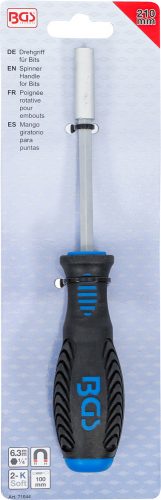 BGS technic Skrutkovacia rukoväť pre bity | 6,3 mm (1/4") | 210 mm (BGS 71044)