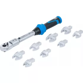   BGS technic Sada momentových kľúčov | pre nástroje s vkladacím hrotom 9 x 12 mm | 6 – 30 Nm | 10 ks. (7192)