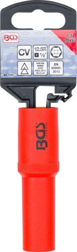 BGS technic VDE nástrčná (gola) hlavica, šesťhranná, 1/2", 11 mm (BGS 72061)