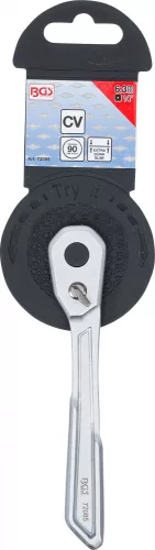 BGS technic Prepínacia račňa | veľmi plochá | jemné ozubenie | 6,3 mm (1/4") (BGS 72085)