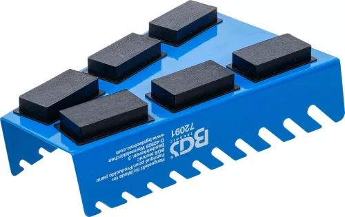 BGS technic Magnetický držiak pre kombinované / očkové kľúče | Kov | 10 stohovacích políc (72091)