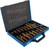 BGS technic Súprava vrtákov so stupňovitým vrtákom | HSS | titánovo nitridované | 1 – 10 mm | 231 dielov (72130)