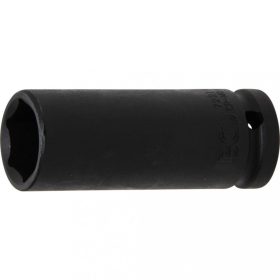  BGS technic Nárazová nástrčná hlavica, Šesťhran, dlhá | 12.5 mm (1/2") uchytenie | 21 mm (BGS 7221)