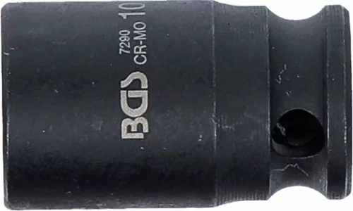 BGS technic Nárazová objímka, Hexagon | 6,3 mm (1/4") pohon | 10 mm (7290)