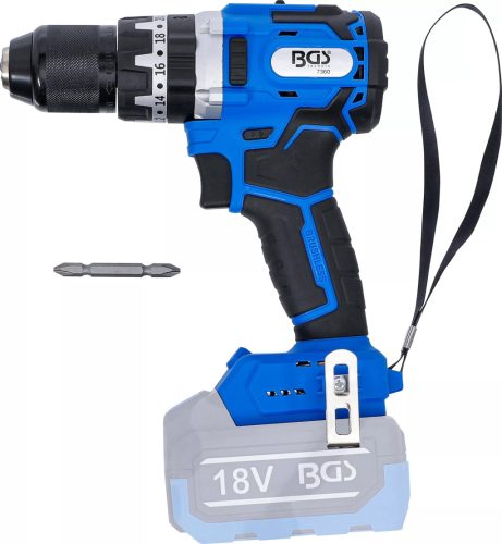 BGS technic Akumulátorová príklepová vŕtačka | bezkartáčový | 65 Nm | 18 V | bez  batérie (7360)