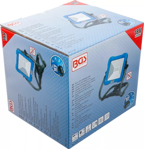 BGS technic Akumulátorové LED pracovné svetlo | skladacie | 18 V | bez batérie (7375)