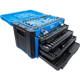  BGS technic Sada náradia, 1/4"/3/8"/1/2", metrické a palcové veľkosti, 300 kusov (BGS 74000)