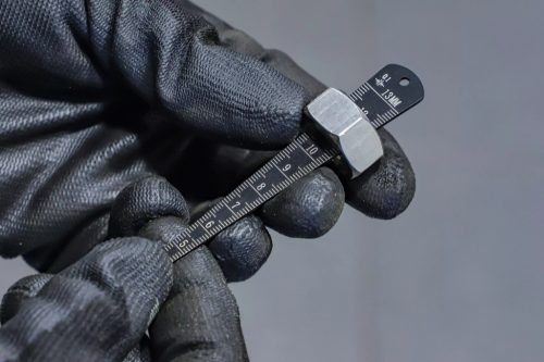 BGS technic Šablóna na meranie závitu a závitu | Metrické | M3 - M20, 0,5 - 13,00 mm (74247)