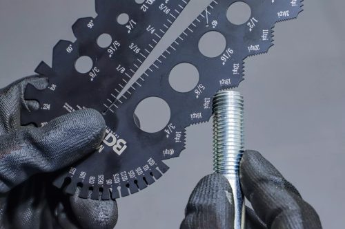 BGS technic Šablóna na meranie závitu a závitu | Veľkosti v palcoch | 1/4 - 2" (74248)