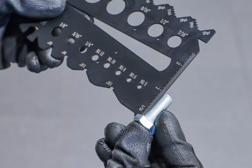 BGS technic Šablóna na meranie závitu a závitu | Veľkosti v palcoch | 1/4 - 2" (74248)