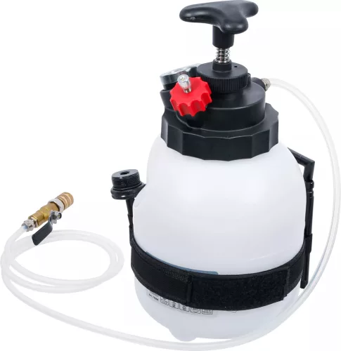 BGS DIY Nástroj na plnenie prevodového oleja s ručnou pumpou | s 12 adaptérmi | 3 l (74264)