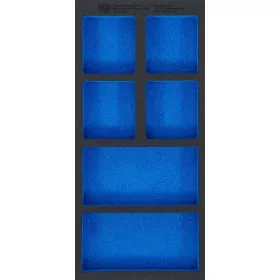   BGS technic Zásobník na náradie 1/3, prázdny: 6 odkladacích priehradiek | 408 x 189 x 32 mm (74361)