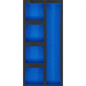  BGS technic Zásobník na náradie 1/3, prázdny: 5 odkladacích priehradiek | 408 x 189 x 32 mm (74362)