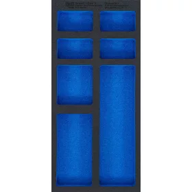   BGS technic Zásobník na náradie 1/3, prázdny: 7 odkladacích priehradiek | 408 x 189 x 32 mm (74363)